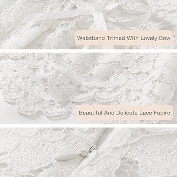 3/$30Girls Sleeveless A-Line Lace Party Dress(8-9 years) - Picture 8 of 9